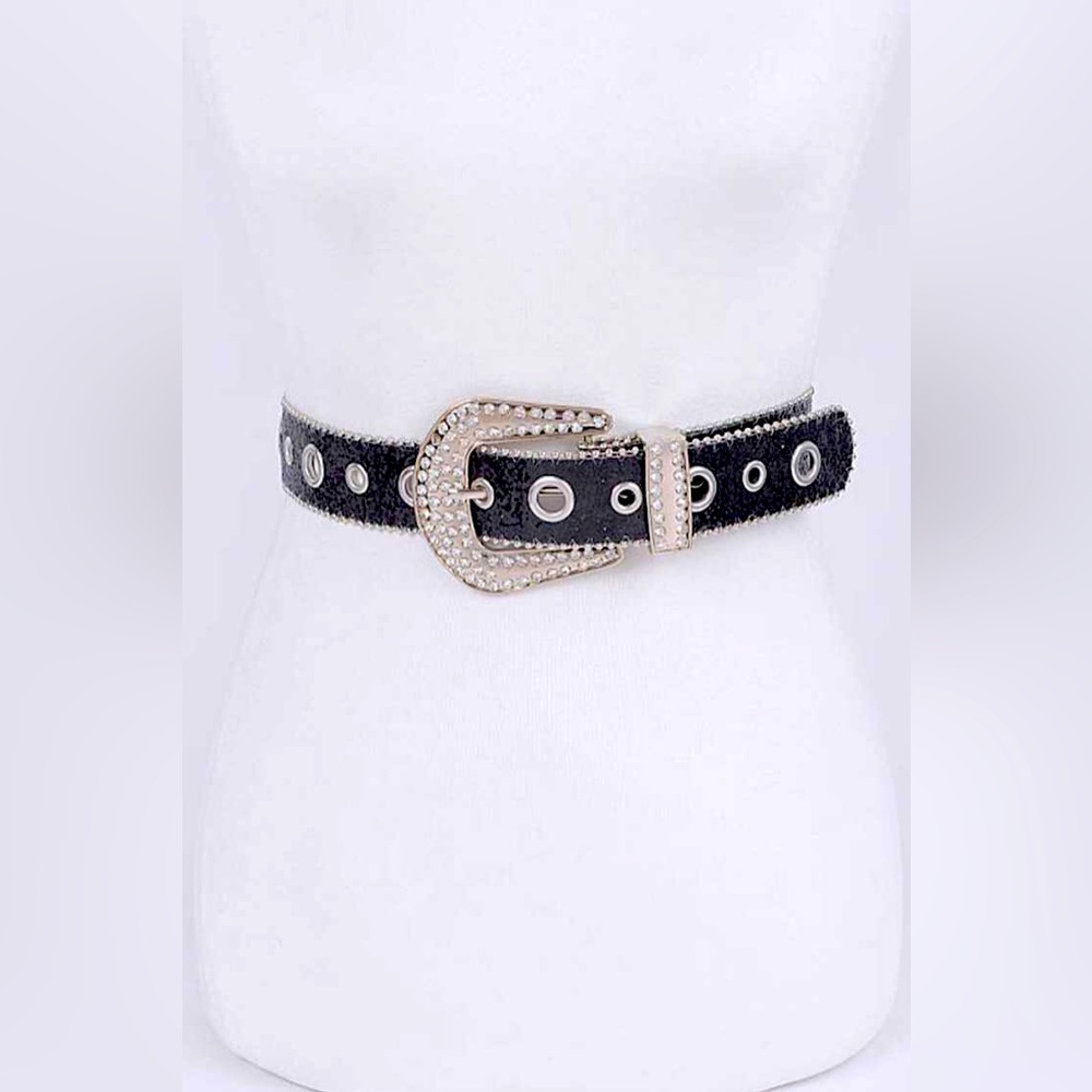 Plus Size Vegan Leather Western Statement Belt
